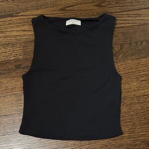 Aritzia Babaton Black Contour Tank Top